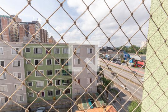 Vista da Sala de apartamento à venda com 3 quartos, 62m² em Parque Sao Vicente, Santo André