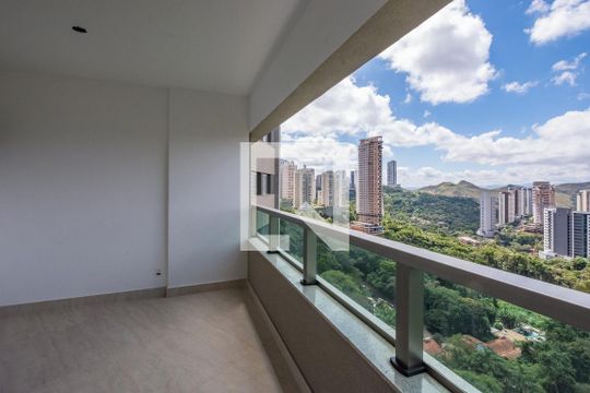 Varanda da Sala de apartamento à venda com 3 quartos, 126m² em Vila das Flores, Nova Lima