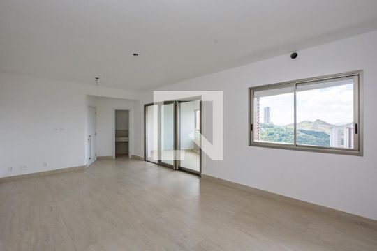 Sala de apartamento à venda com 3 quartos, 126m² em Vila das Flores, Nova Lima
