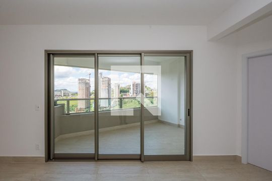 Varanda da Sala de apartamento para alugar com 3 quartos, 126m² em Vila das Flores, Nova Lima