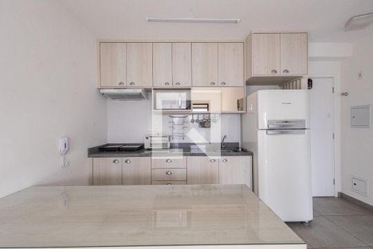 Cozinha de apartamento à venda com 1 quarto, 41m² em Tatuapé, São Paulo