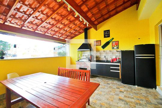 Varanda Gourmet de casa à venda com 2 quartos, 147m² em Parque João Ramalho, Santo André