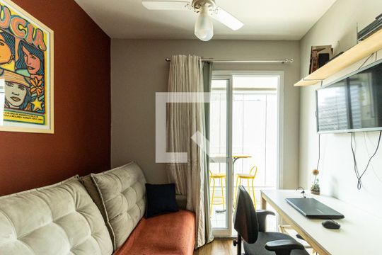 Sala de apartamento para alugar com 1 quarto, 34m² em República, São Paulo
