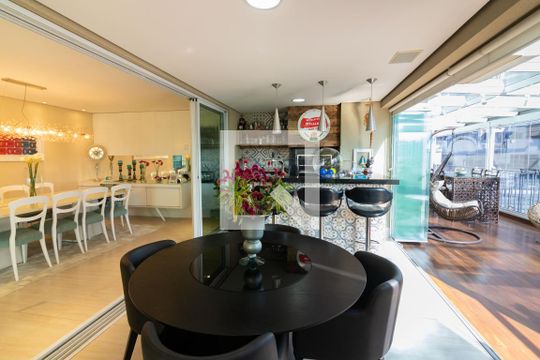 Sala de apartamento à venda com 4 quartos, 288m² em Campo Belo, São Paulo
