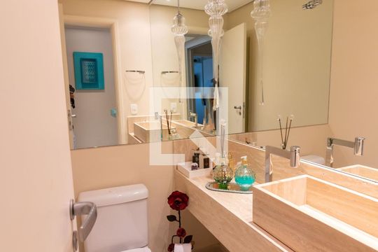 Lavabo de apartamento à venda com 4 quartos, 288m² em Campo Belo, São Paulo