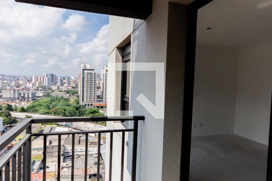 Varanda de kitnet/studio à venda com 1 quarto, 43m² em Campestre, Santo André