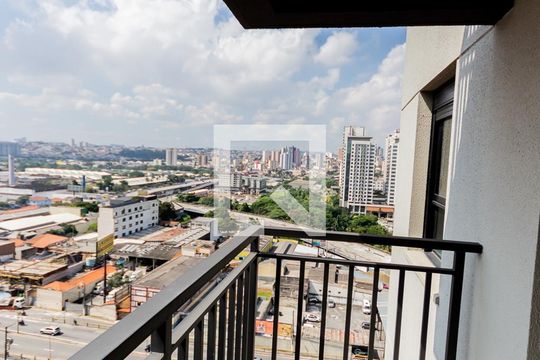 Varanda de kitnet/studio à venda com 1 quarto, 43m² em Campestre, Santo André