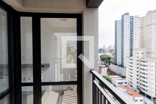 Varanda de kitnet/studio à venda com 1 quarto, 43m² em Campestre, Santo André