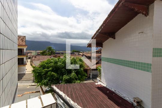Vista da varanda da sala de apartamento para alugar com 1 quarto, 80m² em Real, Praia Grande