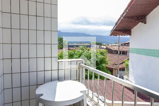 Varanda da sala de apartamento para alugar com 1 quarto, 80m² em Real, Praia Grande