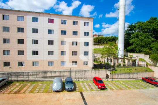 Vista da sala de apartamento à venda com 2 quartos, 39m² em Vila Lutécia, Santo André