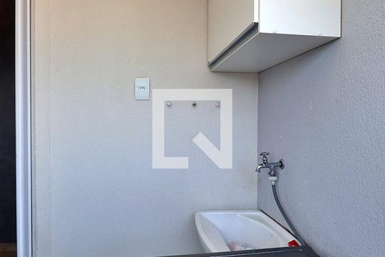 Área de Serviço de apartamento à venda com 2 quartos, 54m² em Jardim, Santo André