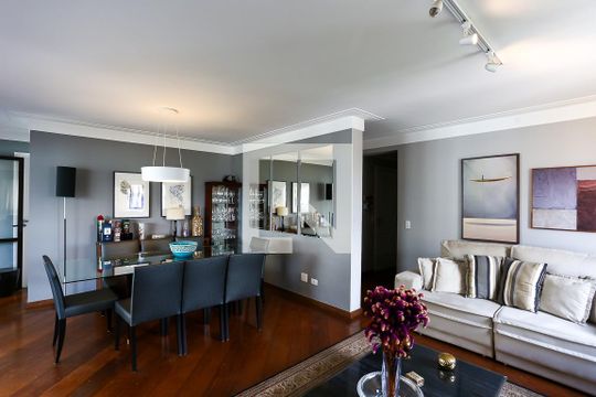 Sala de apartamento à venda com 4 quartos, 180m² em Vila Andrade, São Paulo