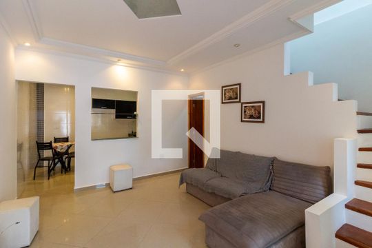 Sala de casa para alugar com 3 quartos, 120m² em Vila Caiçara, Praia Grande