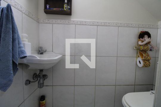 Lavabo de casa de condomínio à venda com 3 quartos, 101m² em Vila Campo Grande, São Paulo