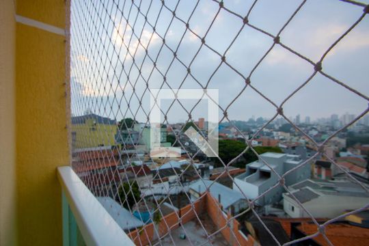 Varanda do quarto 1 de apartamento à venda com 2 quartos, 90m² em Vila Valparaíso, Santo André