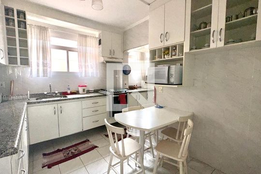 Cozinha de apartamento para alugar com 4 quartos, 152m² em Loteamento João Batista Julião, Guarujá