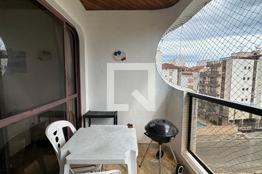 Varanda de apartamento para alugar com 4 quartos, 152m² em Loteamento João Batista Julião, Guarujá