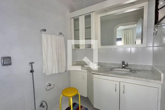 Banheiro 1 - Suíte de apartamento para alugar com 4 quartos, 152m² em Loteamento João Batista Julião, Guarujá