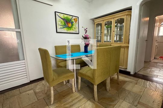 Sala de apartamento para alugar com 4 quartos, 152m² em Loteamento João Batista Julião, Guarujá