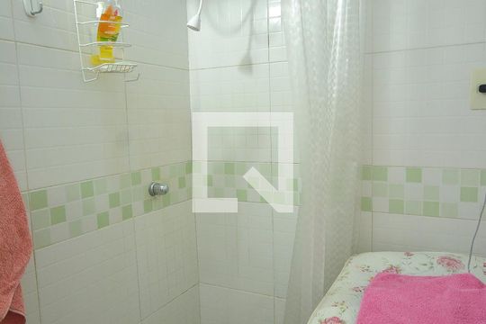 Banheiro de apartamento à venda com 1 quarto, 27m² em Glória, Rio de Janeiro