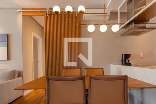 Sala de jantar de apartamento para alugar com 2 quartos, 120m² em Campeche, Florianópolis