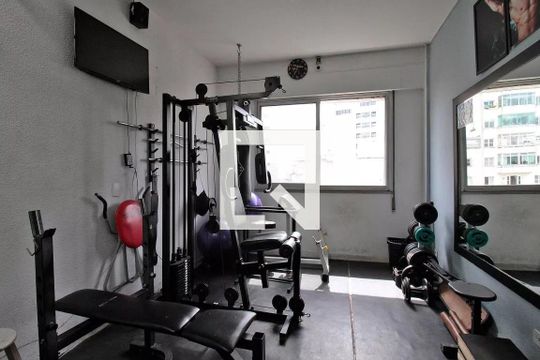 Área comum - Academia de kitnet/studio à venda com 1 quarto, 42m² em República, São Paulo