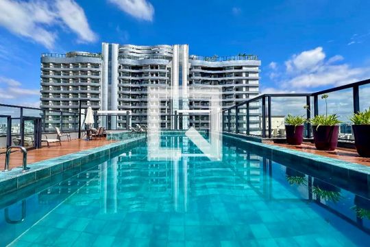 Piscina de apartamento à venda com 1 quarto, 29m² em Brooklin Paulista, São Paulo