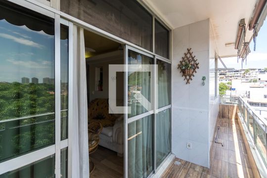 Varanda da Sala de apartamento à venda com 2 quartos, 82m² em Olaria, Rio de Janeiro