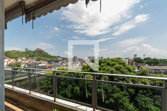 Varanda da Sala de apartamento à venda com 2 quartos, 82m² em Olaria, Rio de Janeiro