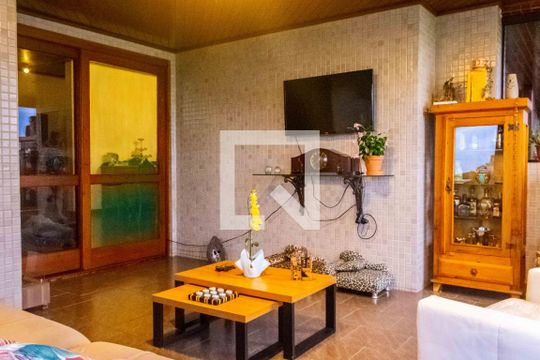 Sala externa de apartamento à venda com 3 quartos, 396m² em Jardim Lindóia, Porto Alegre