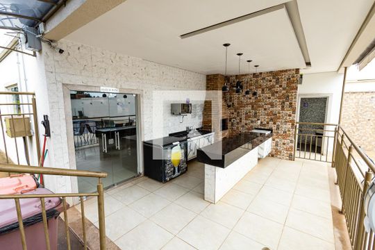Área Comum - Espaço Gourmet / Salão de festas / Piscina de apartamento à venda com 2 quartos, 60m² em Castelo, Belo Horizonte