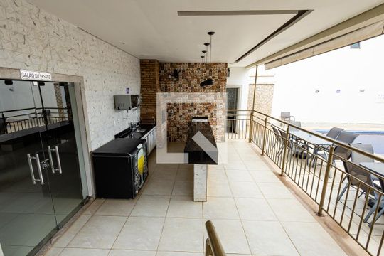 Área Comum - Espaço Gourmet / Salão de festas / Piscina de apartamento à venda com 2 quartos, 60m² em Castelo, Belo Horizonte