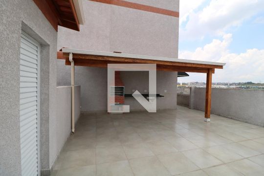 Área comum - Churrasqueira de apartamento para alugar com 1 quarto, 35m² em Vila Nova York, São Paulo