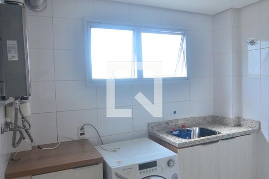 Área de serviço de apartamento à venda com 1 quarto, 58m² em Nossa Senhora das Graças, Canoas