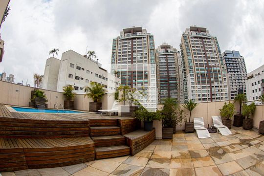 Área comum de apartamento à venda com 1 quarto, 35m² em Bela Vista, São Paulo