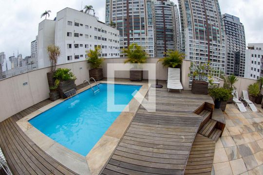 Área comum de apartamento à venda com 1 quarto, 35m² em Bela Vista, São Paulo