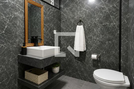 Banheiro de apartamento à venda com 3 quartos, 97m² em Aclimação, São Paulo