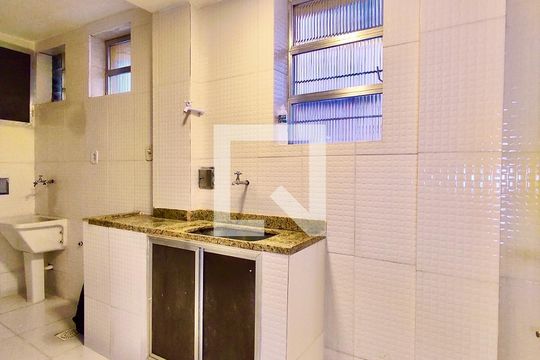 Cozinha de apartamento à venda com 1 quarto, 70m² em Tijuca, Rio de Janeiro