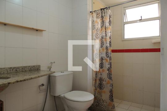 Banheiro da Suíte de apartamento à venda com 1 quarto, 42m² em Jacarepaguá, Rio de Janeiro