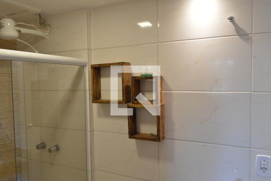 Banheiro da Suíte de apartamento à venda com 2 quartos, 55m² em Taquara, Rio de Janeiro