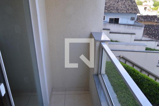Varanda da Sala de apartamento à venda com 2 quartos, 55m² em Taquara, Rio de Janeiro