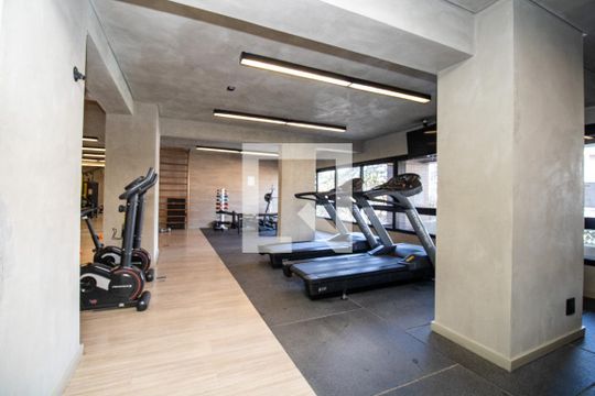 Área comum - academia  de kitnet/studio à venda com 1 quarto, 26m² em Indianópolis, São Paulo
