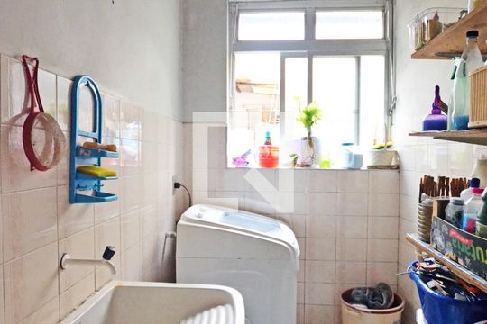 Área de Serviço de apartamento à venda com 3 quartos, 94m² em Santana, Porto Alegre