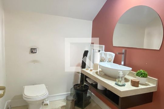 Lavabo de casa de condomínio à venda com 4 quartos, 462m² em Alphaville, Santana de Parnaíba