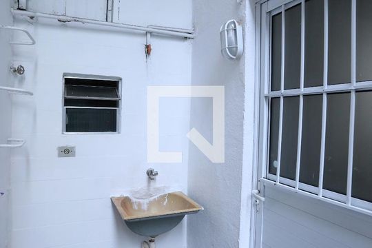 Área de Serviço de kitnet/studio para alugar com 1 quarto, 40m² em Vila Guilhermina, São Paulo