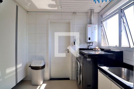 Área de Serviço de apartamento à venda com 4 quartos, 227m² em Jardim, Santo André