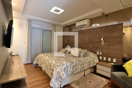 Suíte 1 de apartamento à venda com 4 quartos, 227m² em Jardim, Santo André