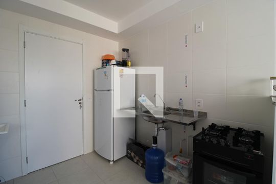 Cozinha de apartamento à venda com 1 quarto, 27m² em Jardim Cidalia, São Paulo