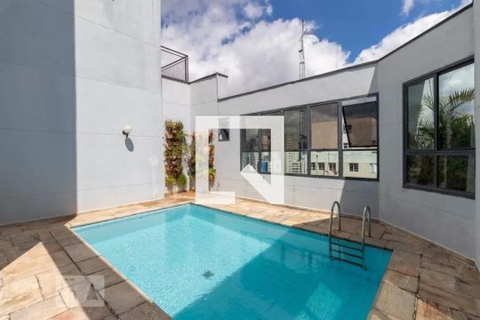 Área comum - Piscina de apartamento para alugar com 1 quarto, 50m² em Itaim Bibi, São Paulo